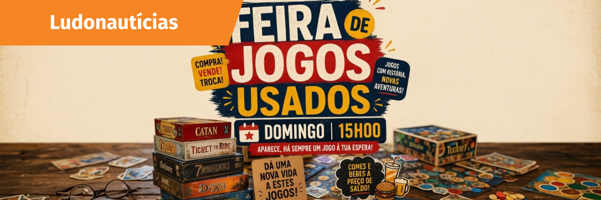 Aproveita as pechinchas da Feirinha de Jogos Usados