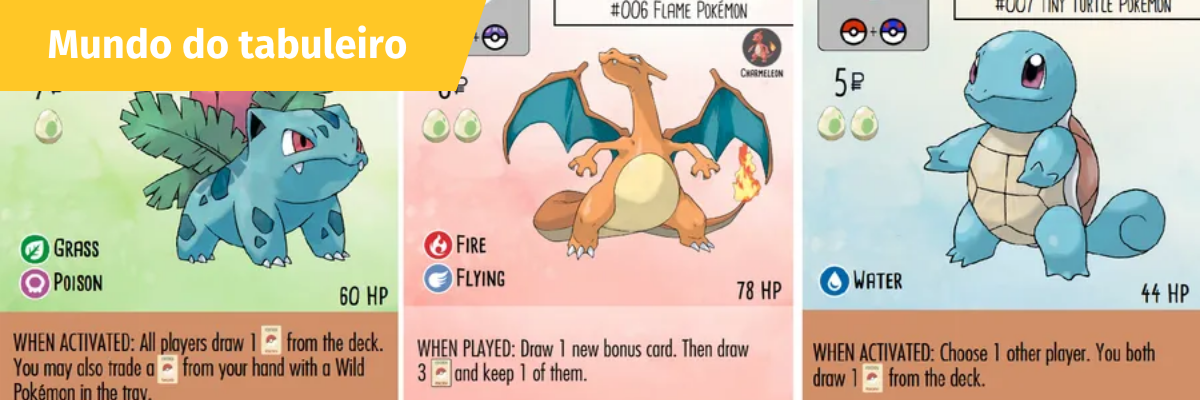 E se misturássemos Pokémon com Wingspan?